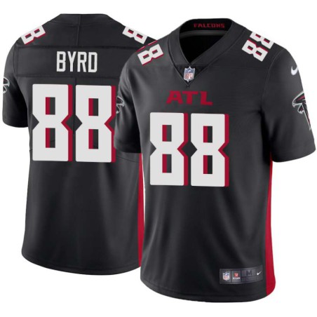 Falcons #88 Sylvester Byrd Football Jersey -Black