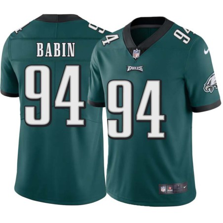 Jason Babin #94 Eagles Cheap Green Jersey