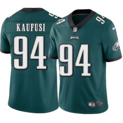 Steve Kaufusi #94 Eagles Cheap Green Jersey