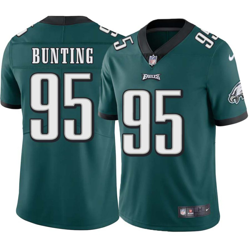 John Bunting #95 Eagles Cheap Green Jersey