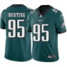 John Bunting #95 Eagles Cheap Green Jersey