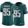 Jody Schulz #95 Eagles Cheap Green Jersey