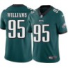 Tyrone Williams #95 Eagles Cheap Green Jersey