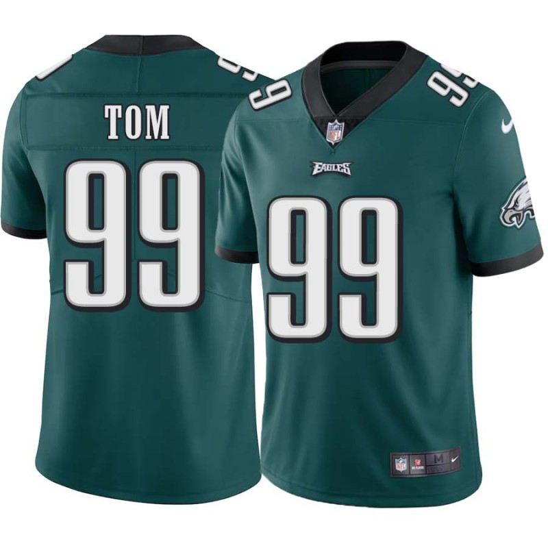 Mel Tom #99 Eagles Cheap Green Jersey