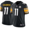 Ted Grabinski #11 Steelers Tackle Twill Black Jersey