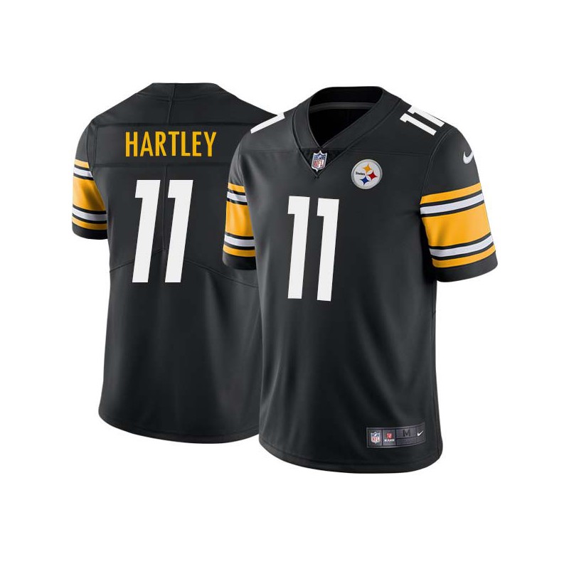 Howard Hartley #11 Steelers Tackle Twill Black Jersey