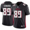 Falcons #89 Bryan Edwards Football Jersey -Black