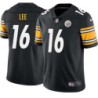 Jack Lee #16 Steelers Tackle Twill Black Jersey