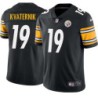 Zvonimir Kvaternik #19 Steelers Tackle Twill Black Jersey