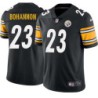 Fred Bohannon #23 Steelers Tackle Twill Black Jersey