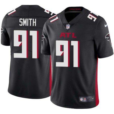 Falcons #91 Brady Smith Football Jersey -Black