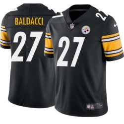 Lou Baldacci #27 Steelers Tackle Twill Black Jersey