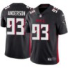 Falcons #93 Tim Anderson Football Jersey -Black