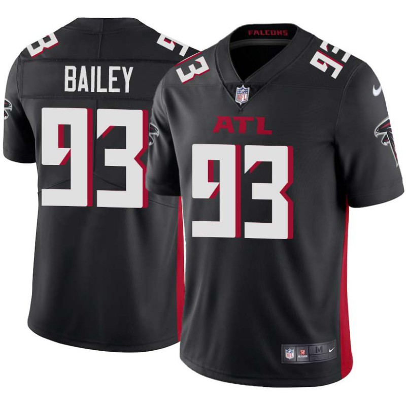 Falcons #93 Allen Bailey Football Jersey -Black