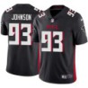 Falcons #93 Thomas Johnson Football Jersey -Black