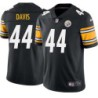 Art Davis #44 Steelers Tackle Twill Black Jersey