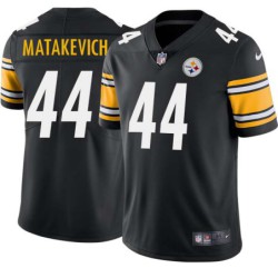 Tyler Matakevich #44 Steelers Tackle Twill Black Jersey