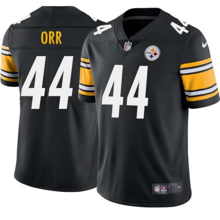 Jimmy Orr #44 Steelers Tackle Twill Black Jersey