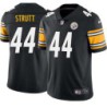 Art Strutt #44 Steelers Tackle Twill Black Jersey