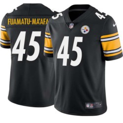 Chris Fuamatu-Ma'afala #45 Steelers Tackle Twill Black Jersey