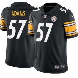 Montravius Adams #57 Steelers Tackle Twill Black Jersey