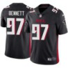 Falcons #97 Cornelius Bennett Football Jersey -Black