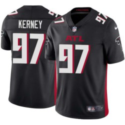 Falcons #97 Patrick Kerney Football Jersey -Black