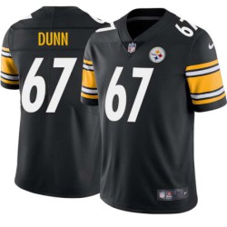 Gary Dunn #67 Steelers Tackle Twill Black Jersey