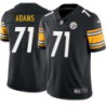 Flozell Adams #71 Steelers Tackle Twill Black Jersey