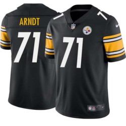 Dick Arndt #71 Steelers Tackle Twill Black Jersey