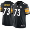 Bill Cregar #73 Steelers Tackle Twill Black Jersey