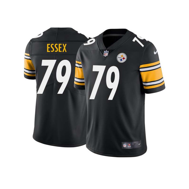 Trai Essex #79 Steelers Tackle Twill Black Jersey