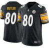 Jack Butler #80 Steelers Tackle Twill Black Jersey