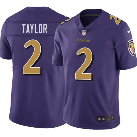 Ravens #2 Tyrod Taylor Purple Jersey