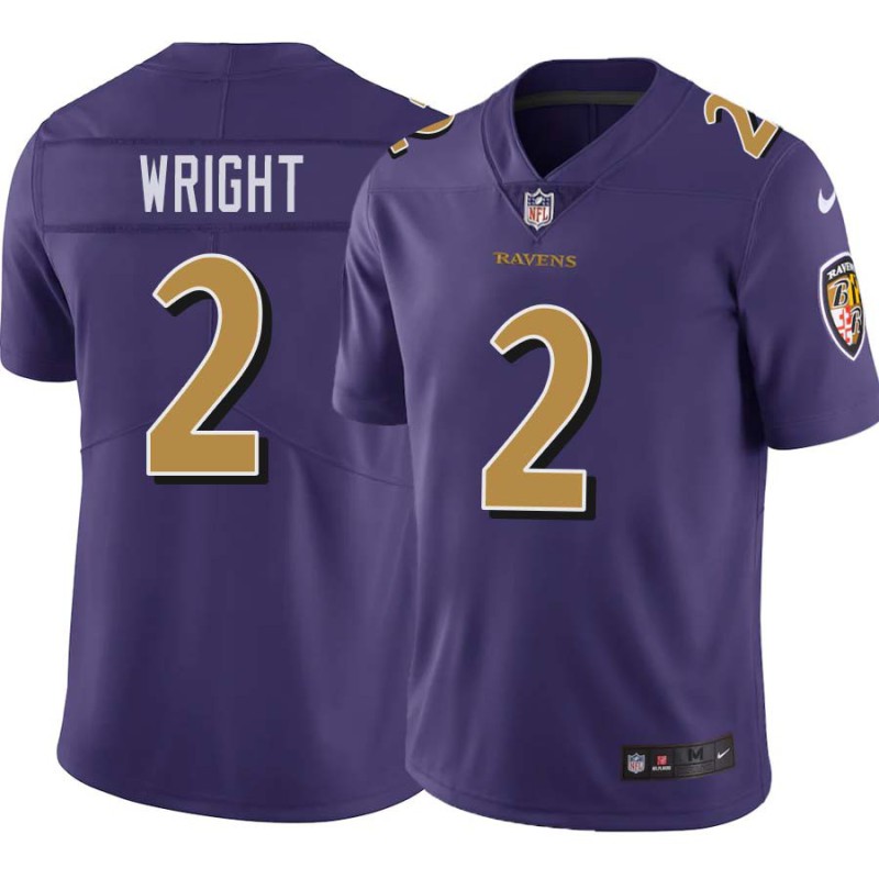 Ravens #2 Anthony Wright Purple Jersey