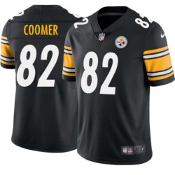Joe Coomer #82 Steelers Tackle Twill Black Jersey