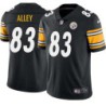 Don Alley #83 Steelers Tackle Twill Black Jersey