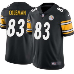 Andre Coleman #83 Steelers Tackle Twill Black Jersey