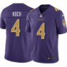 Ravens #4 Sam Koch Purple Jersey