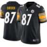 Johnnie Dirden #87 Steelers Tackle Twill Black Jersey