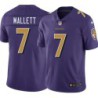 Ravens #7 Ryan Mallett Purple Jersey