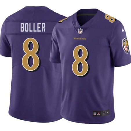 Ravens #8 Kyle Boller Purple Jersey