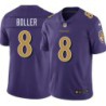 Ravens #8 Kyle Boller Purple Jersey