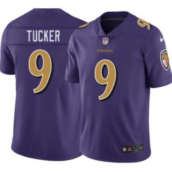 Ravens #9 Justin Tucker Purple Jersey