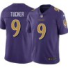 Ravens #9 Justin Tucker Purple Jersey