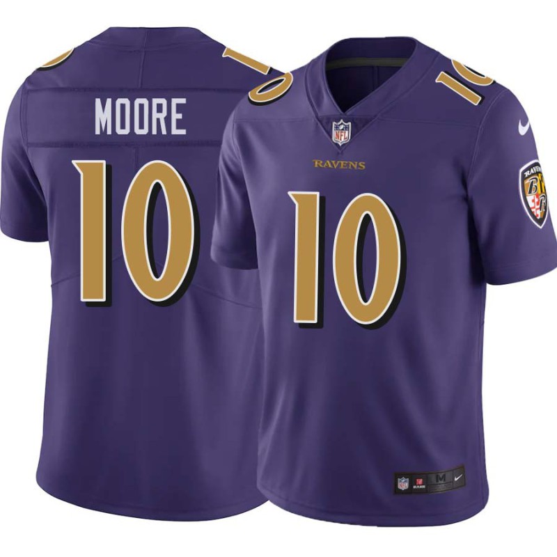 Ravens #10 Chris Moore Purple Jersey