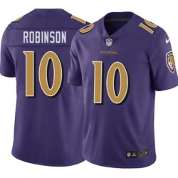 Ravens #10 Demarcus Robinson Purple Jersey