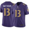 Ravens #13 Chris Matthews Purple Jersey