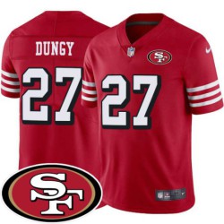 49ers #27 Tony Dungy SF Patch Jersey -Red2