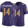 Ravens #14 Wally Richardson Purple Jersey